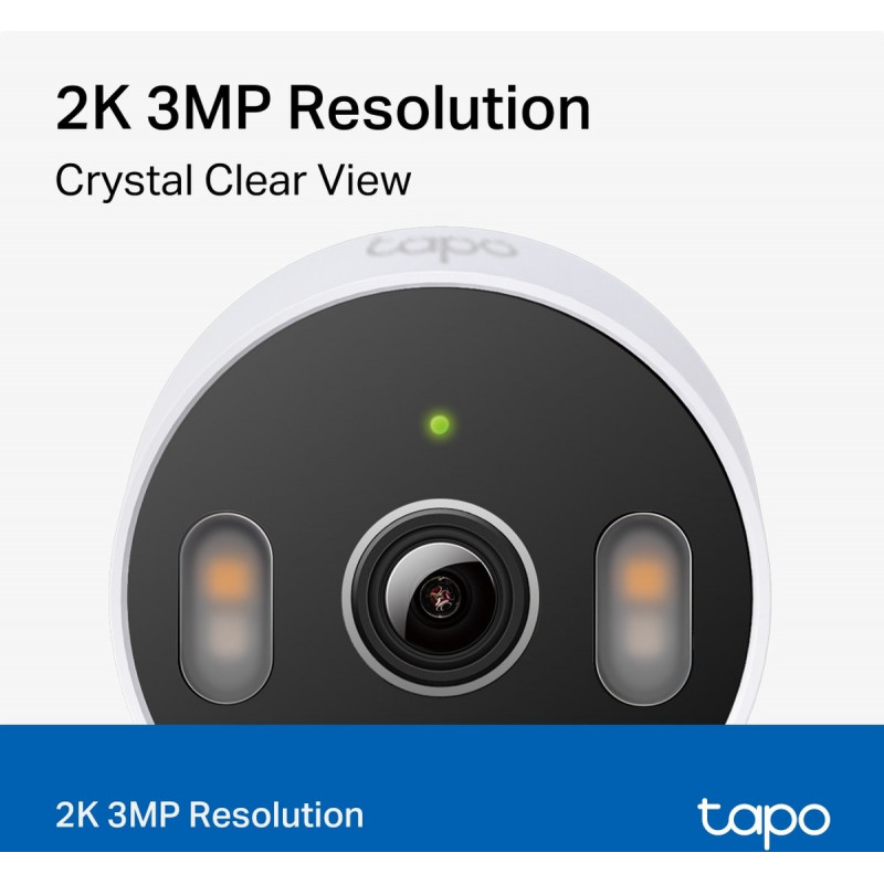 TP-Link Tapo C113 Wi-Fi-valvontakamera, sisä- ja ulkokäyttöön, 3 MP