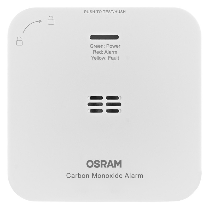 Osram SMART+ WiFi hiilimonoksidihälytin (CO), valkoinen