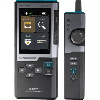 Joy-it NCT01 verkkokaapelitesteri, 200+ m, monitoiminen, NCV, paikannus, PoE-testi