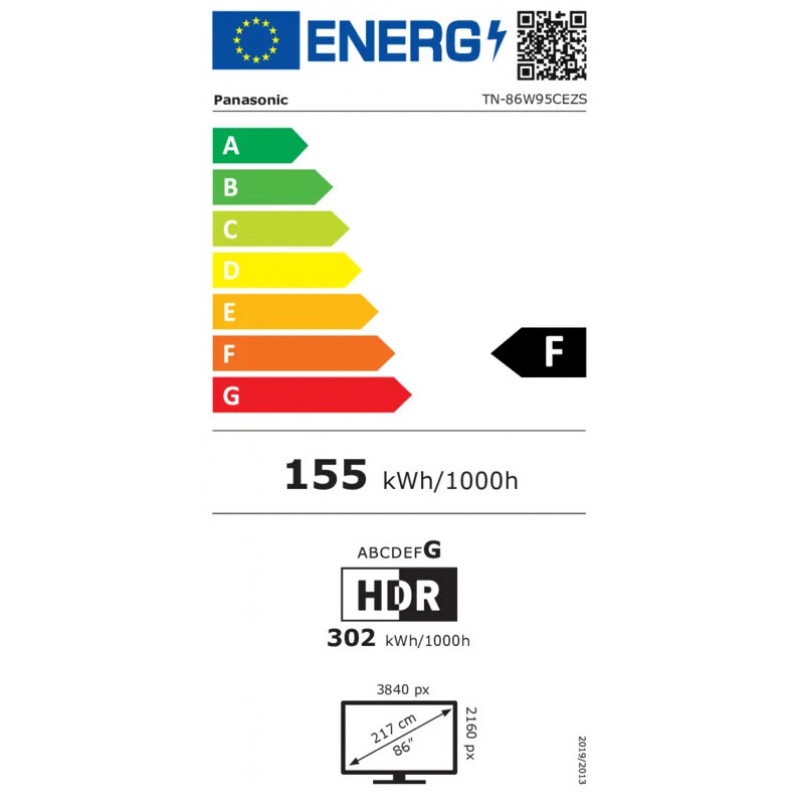 Panasonic TN-86W95CEZS 4K Ultra HD Mini-LED -älytelevisio, Google TV