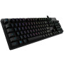 Logitech G512 mekaaninen pelinäppäimistö, LIGHTSYNC, langallinen, pohjoismainen asettelu