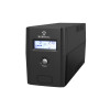 Alantec AP-BK800-02 UPS-varavoimalähde 800VA/480W, Tower, LCD, 2× CEE 7/3, USB, VRLA 1×9Ah
