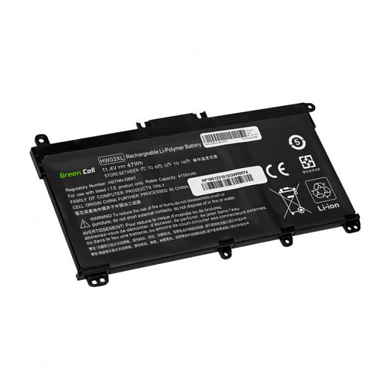 Green Cell GC-HP190 kannettavan akku HP:lle, 11,4 V, 4150 mAh
