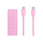 Apple USB-C–USB-C-punottu kaapeli, 1,5 m, vaaleanpunainen