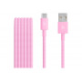 Apple USB-A–USB-C-punottu kaapeli, 1,5 m, vaaleanpunainen