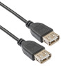 Akyga AK-USB-06 USB 2.0 -kaapeli, USB-A (naaras) / USB-A (naaras), 1,8 m, musta