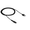 Akyga AK-PD-10 USB-latauskaapeli Philips OneBlade -parranajokoneelle, 1,8 m