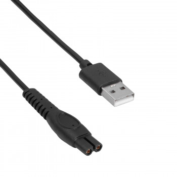 Akyga AK-PD-10 USB-latauskaapeli Philips OneBlade -parranajokoneelle, 1,8 m