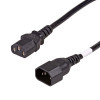 Akyga AK-PC-111A CCA jatkovirtajohto, 3x0,5 mm², IEC C13 / IEC C14, 5 m, musta