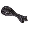 Akyga AK-PC-111A CCA jatkovirtajohto, 3x0,5 mm², IEC C13 / IEC C14, 5 m, musta