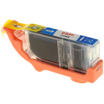 G&G mustekasetti, yhteensopiva Canon CLI-526C 4541B001 kanssa, syaani