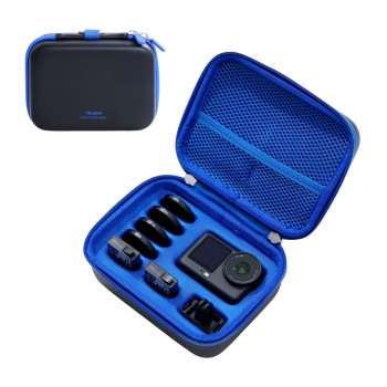 Telesin DisAdv S7-BAG-02BK EVA-kantolaukku DJI Osmo Action 6:lle, musta