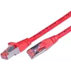 Wirewin PKW-PIMF-KAT6 1.0 RT RJ45-kytkentäkaapeli, Cat6, S/FTP, LSOH, punainen