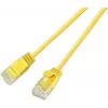 Wirewin SLIM-L-UU-K6A 0.15 YE Cat6A 10 Gigabit pyöreä kevyt kytkentäkaapeli, U/UTP, Ø 3,6 mm, keltainen