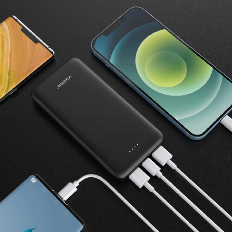 Veger A10 (W1065) varavirtalähde, 10000 mAh, 5 V 2 A, musta