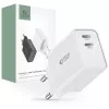 Tech-Protect C35W 2-porttinen verkkolaturi, PD 35 W, valkoinen