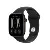 Apple Watch Series 12 GPS + Cellular 42 mm älykello, musta alumiinikotelo, musta urheiluranneke, M/L, MJG14ZR/A