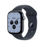 Apple Watch Series 12 GPS + Cellular 46 mm, yönsininen keraaminen kotelo, laivastonsininen urheiluranneke, S/M
