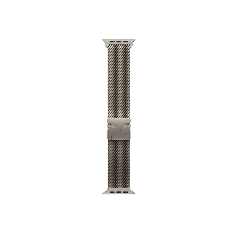 Apple MK0D4ZM/A Apple Watch -titaaninen milanolaisranneke, 49 mm, luonnollinen titaani, Medium