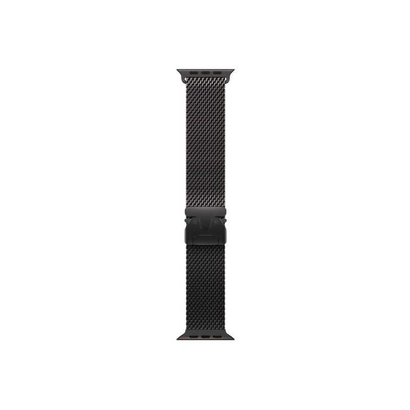 Apple MK0G4ZM/A Apple Watch -titaaninen milanolaisranneke, 49 mm, musta titaani, Medium