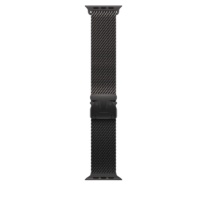 Apple MK0Q4ZM/A Apple Watch -titaaninen milanolaisranneke, 49 mm, musta titaani, Large