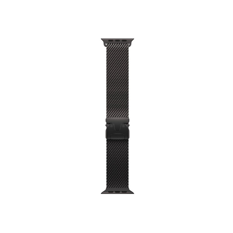 Apple MK0Q4ZM/A Apple Watch -titaaninen milanolaisranneke, 49 mm, musta titaani, Large