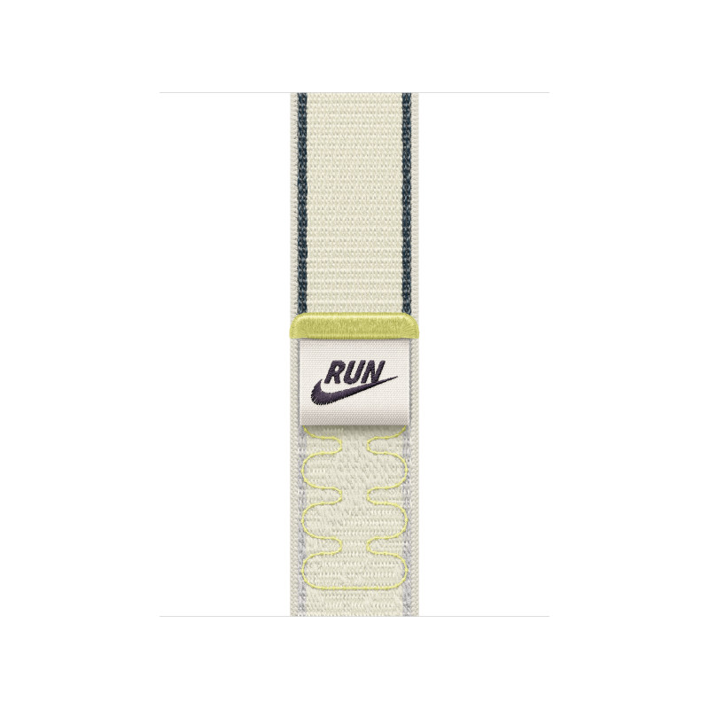 Apple Nike Sport Loop -ranneke Apple Watch 42 mm -kellolle, Chalk Calm, MKUE4ZM/A