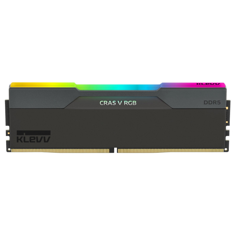Klevv Cras V RGB KD5AGUA80-64B300G DDR5-6400 CL30 32 Gt (2 x 16 Gt) muistisarja, musta