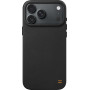 LAUT Lux Edge suojakuori Apple iPhone 18 Pro / 17 Pro -puhelimille, MagSafe, carbon black