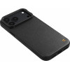 LAUT Lux Edge suojakuori Apple iPhone 18 Pro / 17 Pro -puhelimille, MagSafe, carbon black