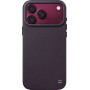 LAUT Lux Edge suojakuori Apple iPhone 18 Pro Max / 17 Pro Max -puhelimille, MagSafe, deep plum