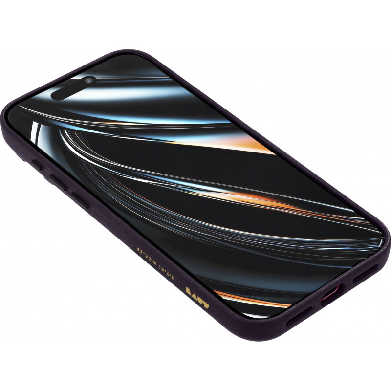 LAUT Lux Edge suojakuori Apple iPhone 18 Pro Max / 17 Pro Max -puhelimille, MagSafe, deep plum