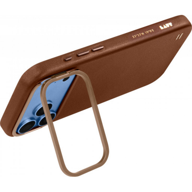 LAUT Lux Edge suojakuori Apple iPhone 18 Pro Max / 17 Pro Max -puhelimille, MagSafe, cocoa brown