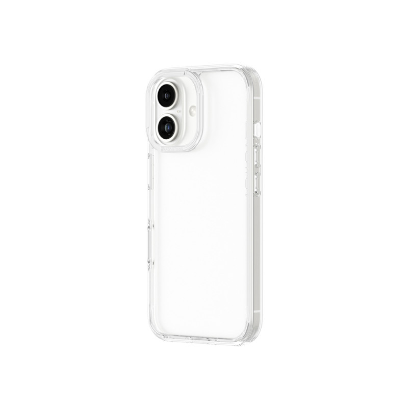 AmazingThing Minimal Case puhelinkuori iPhone 16 Plus -puhelimelle, läpinäkyvä