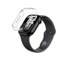AmazingThing Minimal Case suojakotelo Apple Watch 46 mm -kellolle, läpinäkyvä