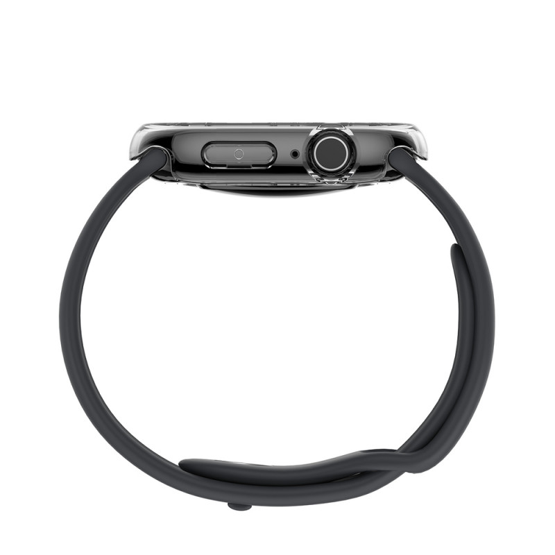 AmazingThing Minimal Case suojakotelo Apple Watch 46 mm -kellolle, läpinäkyvä
