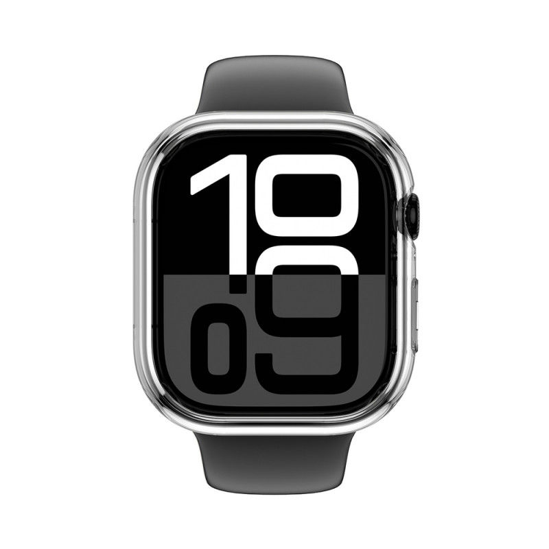 AmazingThing Minimal Case suojakotelo Apple Watch 46 mm -kellolle, läpinäkyvä