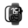 AmazingThing Radix Glass suojakotelo Apple Watch 42 mm -kellolle, karkaistu lasi, musta