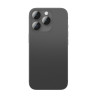 AmazingThing AR Aluminum 3 Lens Glass kameran linssinsuoja kehyksellä iPhone 16 Pro / 16 Pro Max -puhelimille, musta