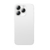 AmazingThing AR Aluminum 3 Lens Glass kameran linssinsuoja kehyksellä iPhone 16 Pro / 16 Pro Max -puhelimille, hopeanvärinen