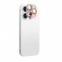AmazingThing Aviation-Grade Alloy karkaistu lasi kameran linssinsuojus iPhone 16 Pro / 16 Pro Max -puhelimille, ruusukulta