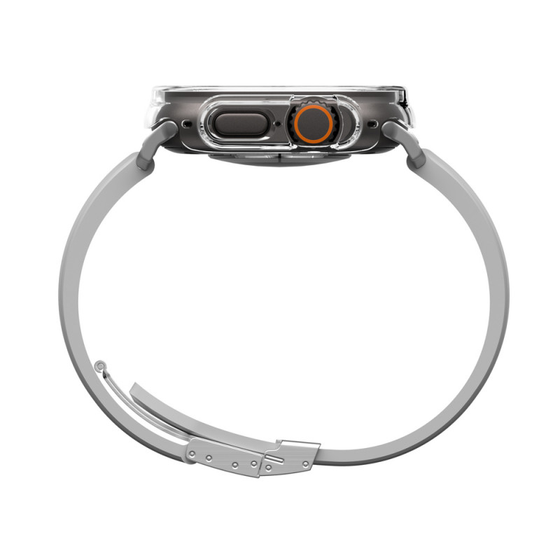 AmazingThing Minimal suojakuori Apple Watch Ultra 3 / Ultra 4 49 mm -kellolle, kirkas