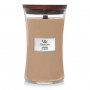 WoodWick Cashmere iso kynttilä, 610 g, ruskea