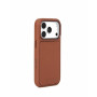 Mujjo Troubadour modulaarinen nahkakotelo Apple iPhone 18 Pro / 17 Pro, MagSafe, vaaleanruskea
