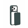 Mujjo Troubadour modulaarinen nahkakotelo Apple iPhone 18 Pro / 17 Pro, MagSafe, obsidiaaninvihreä