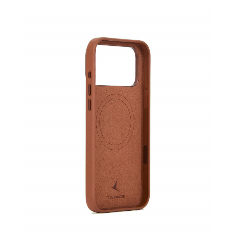 Mujjo Troubadour nahkakotelo Apple iPhone 18 Pro Max / 17 Pro Max, MagSafe, vaaleanruskea