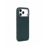 Mujjo Troubadour nahkakotelo Apple iPhone 18 Pro Max / 17 Pro Max, MagSafe, obsidiaaninvihreä