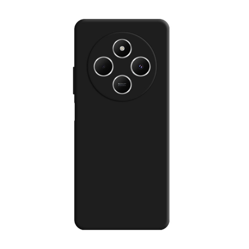 3MK Silicone Case silikonikuori Xiaomi Redmi 14C / Redmi A4 5G -puhelimille, musta