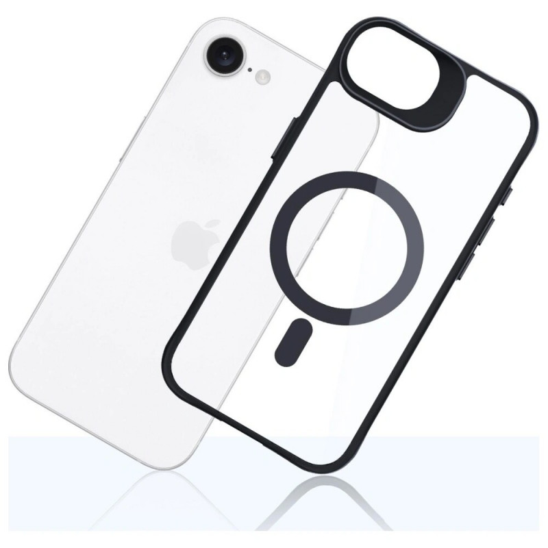 3MK Satin Armor MagCase -suojakuori Apple iPhone 17e / 16e, läpinäkyvä