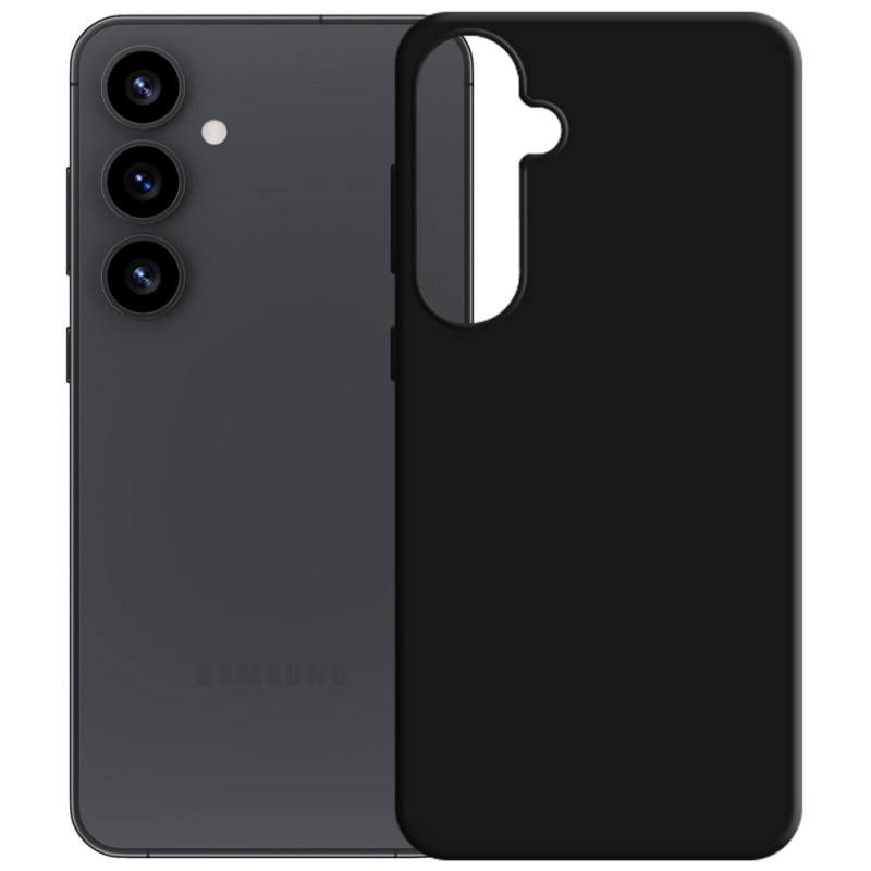 3MK Silicone Case silikonikuori Samsung Galaxy S25, musta